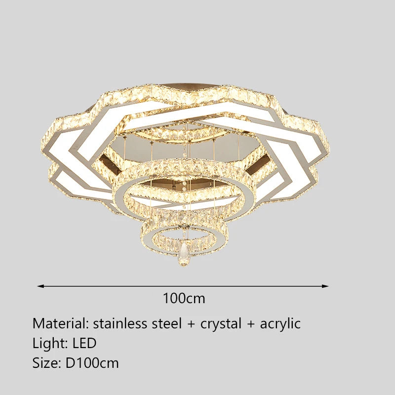 Luxury Modern Crystal Ceiling Chandelier