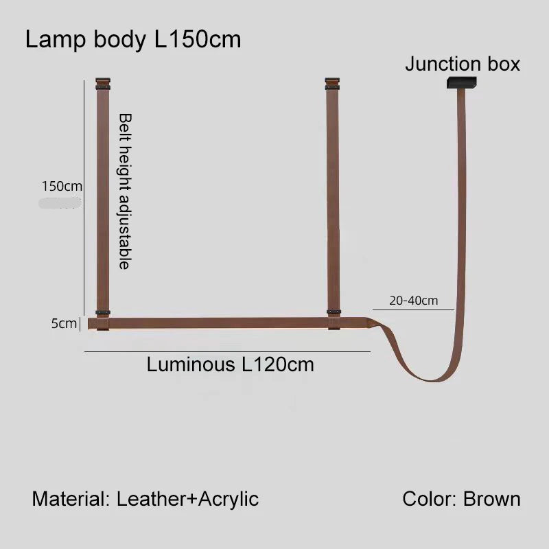 Minimalist Leather Ceiling Lights