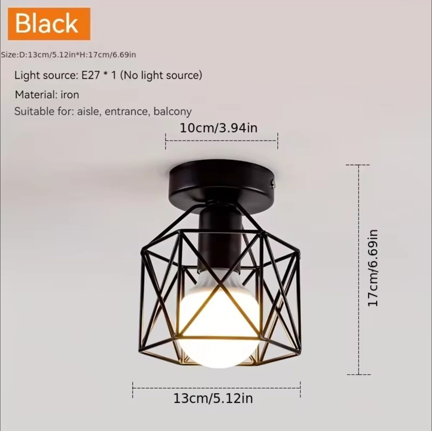 $19.95 Round Ceiling Light