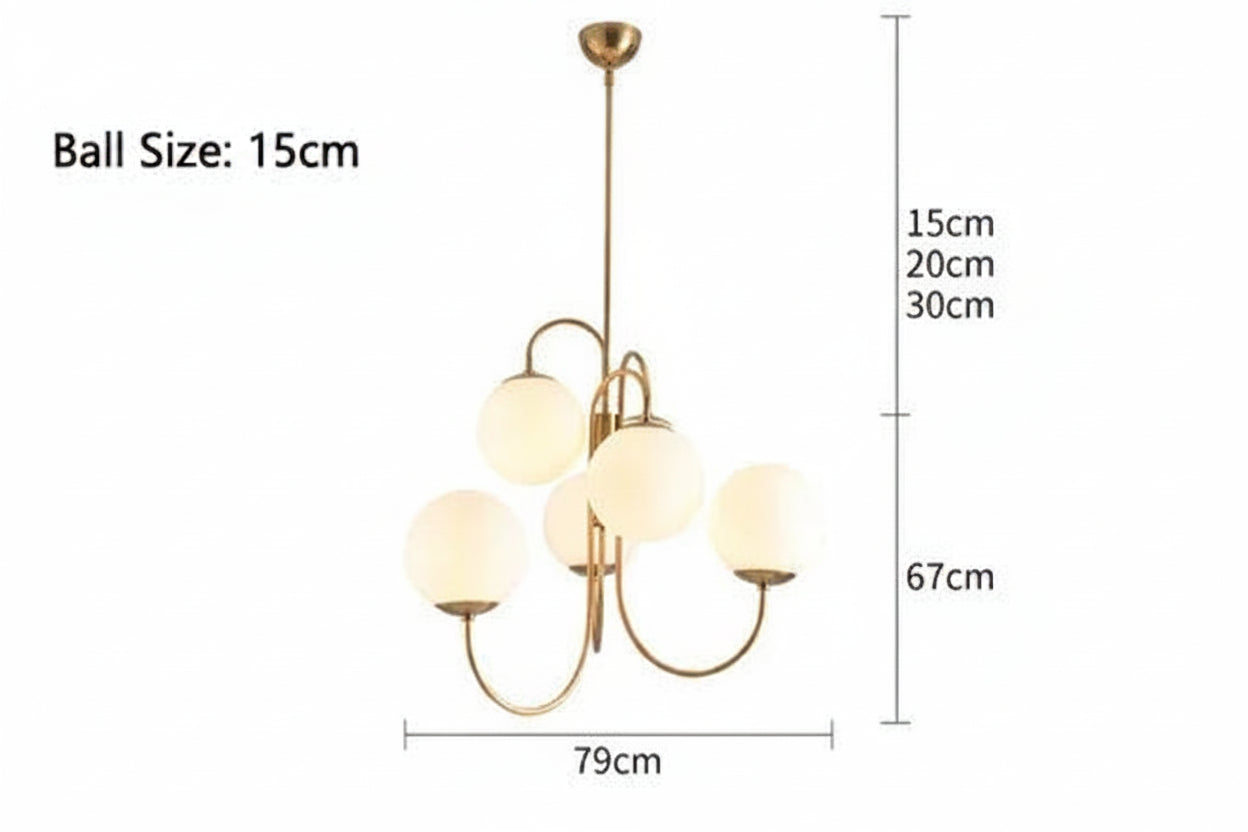 6 Light Chandelier