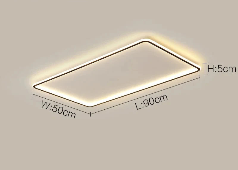 90 x 50 Square Ceiling Light