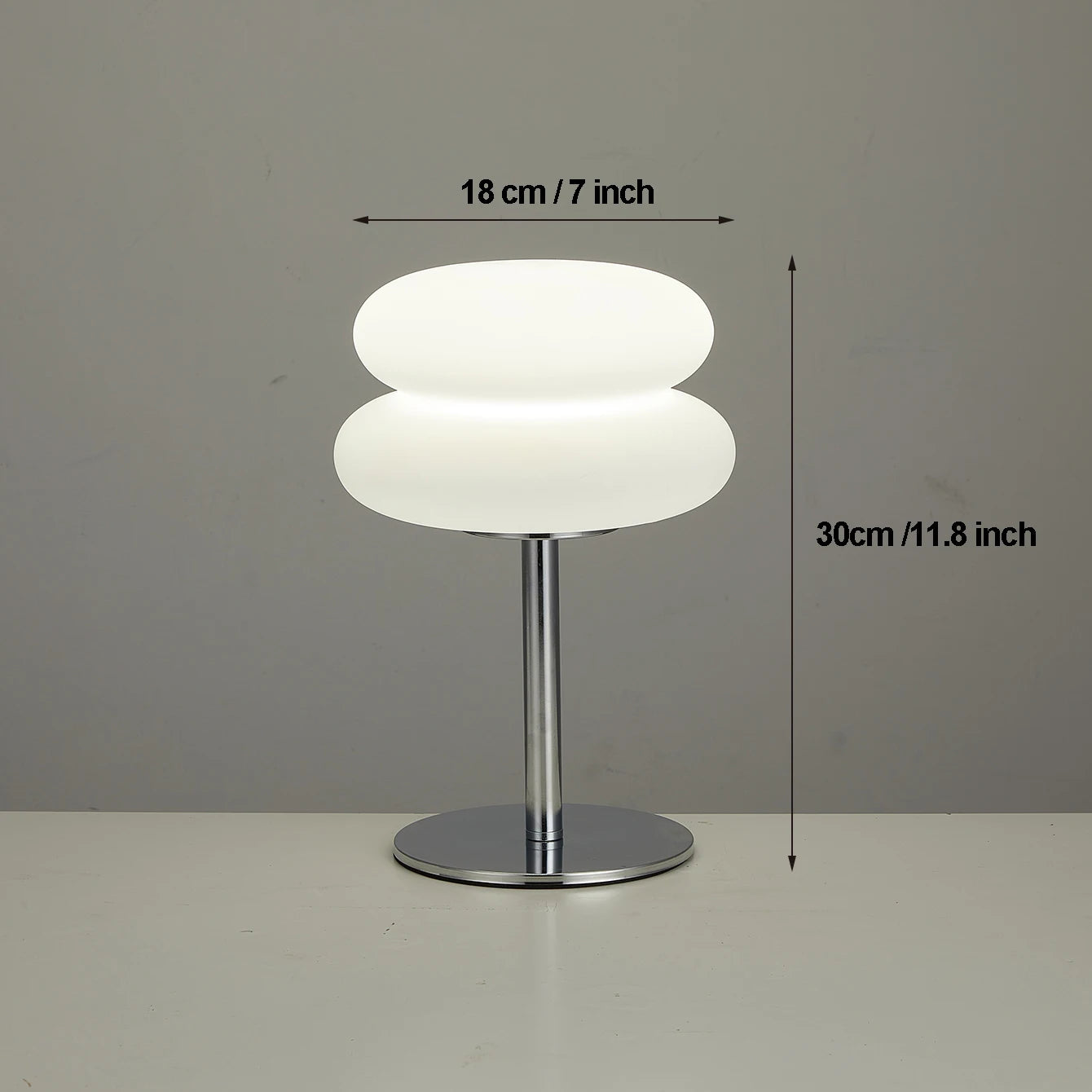 Bauhaus Table Lamp with 9-Level Dimming Brightness
