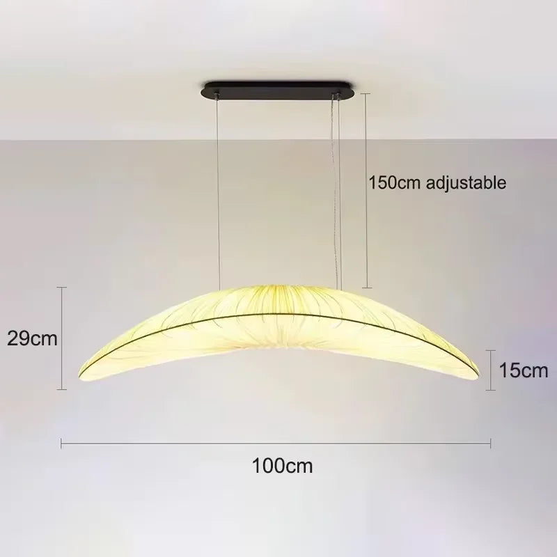 Beige Designer Marine Cloth Ceiling Light Fixture