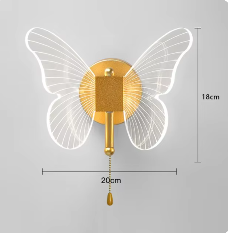 Butterfly Wall Light Fixture