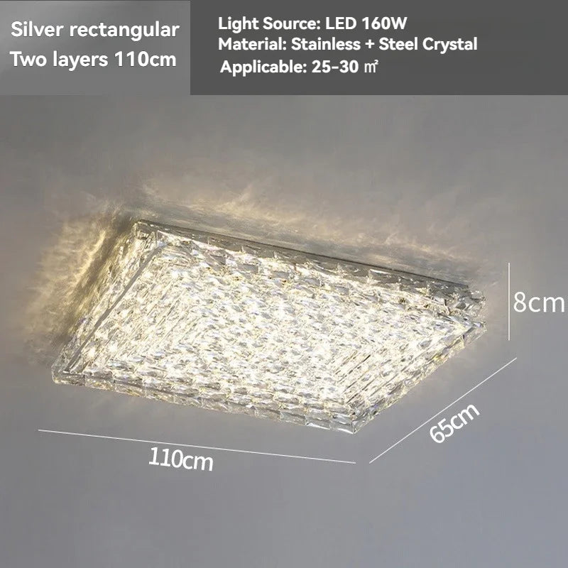 Ceiling Light Made Of Real Crystal