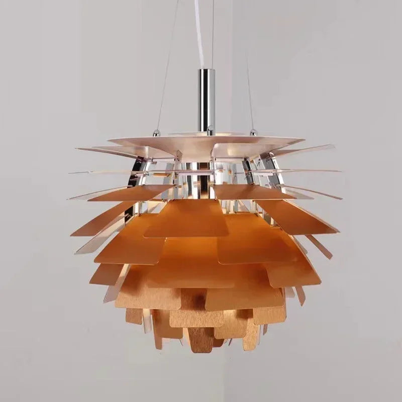 Copper Pine Cone Pendant Lights