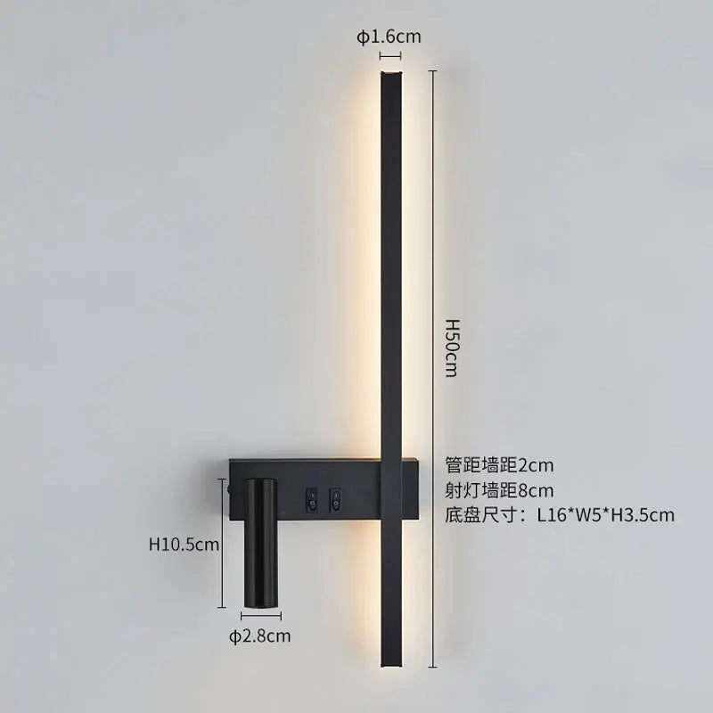 Decorative Wall Light Black