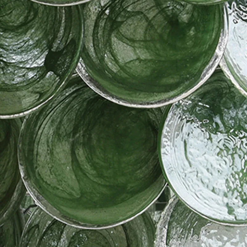 Green Murano Glass Ceiling Chandelier