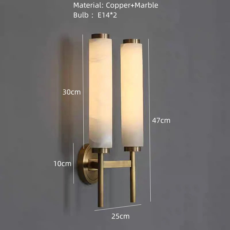 Natural Marble Wall Lighting
