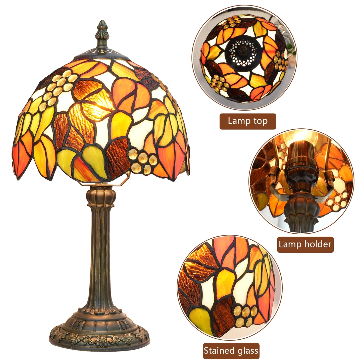 Glass Tiffany Table Lamps
