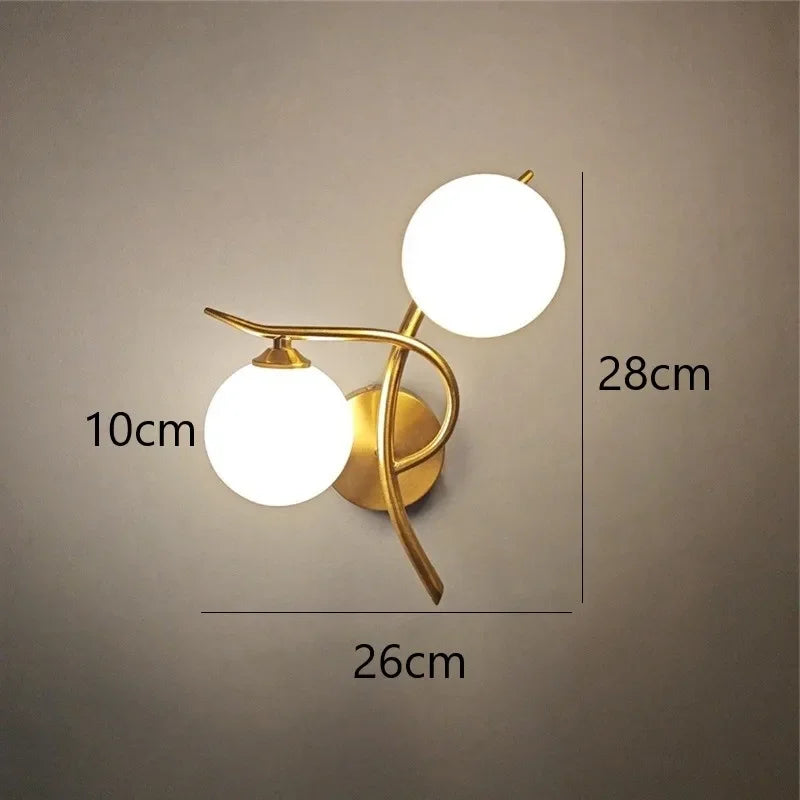 Gold Modern Design Wall Lamp