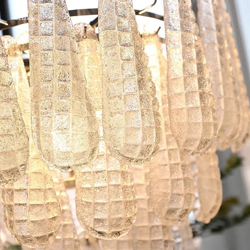 Handmade Glass Art Chandelier