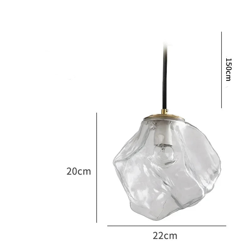 Large Modern Ice Cube Lamp