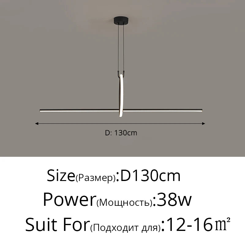 Minimalist Lighting 130 cm