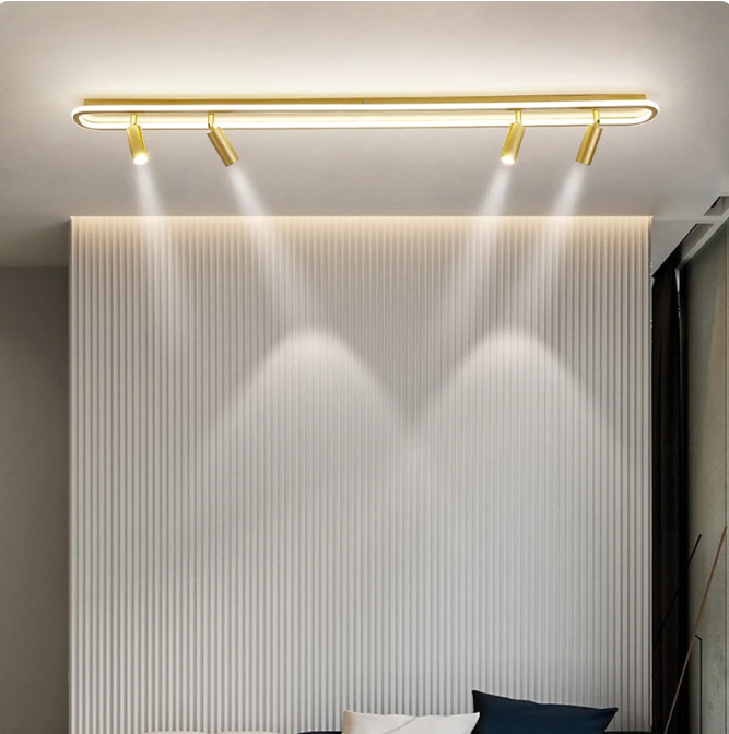 Modern Ceiling Lights With Built-In Spotlights