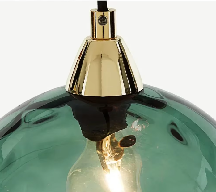 Modern Glass Chandelier detail