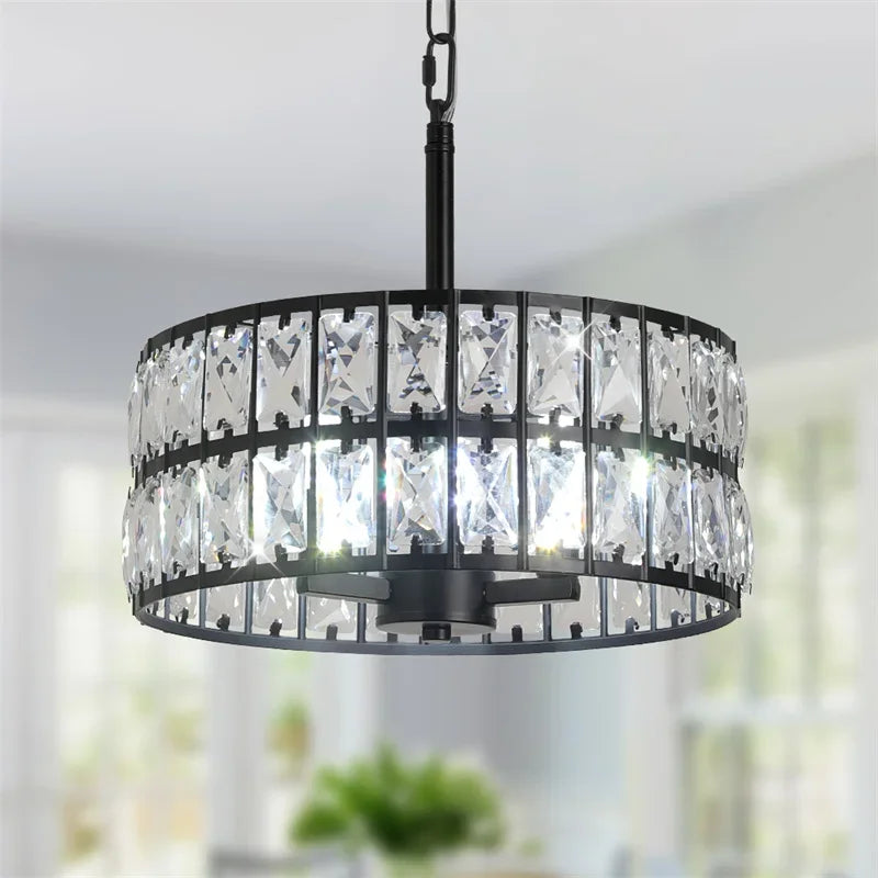 Modern K9 Crystal Pendant Chandelier – Brentwood Interiors