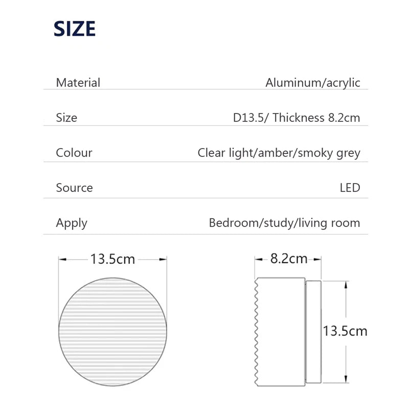 Modern Round Wall Lights