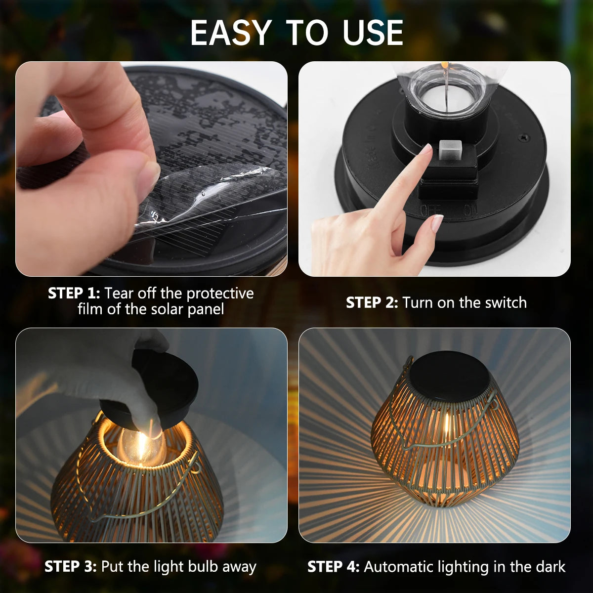 Outdoor Solar Hanging Lantern