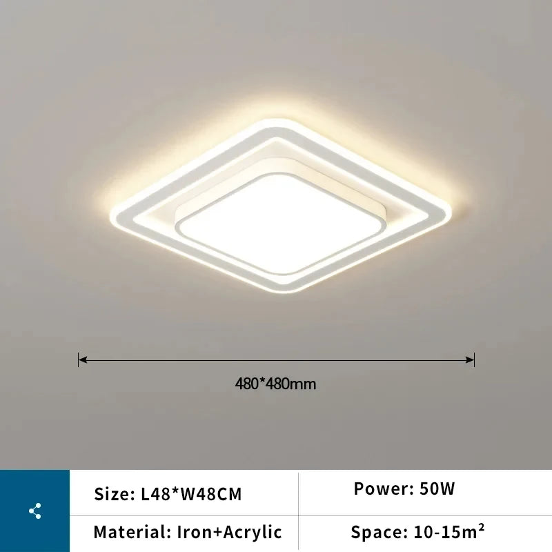 Square Modern Ceiling Lights