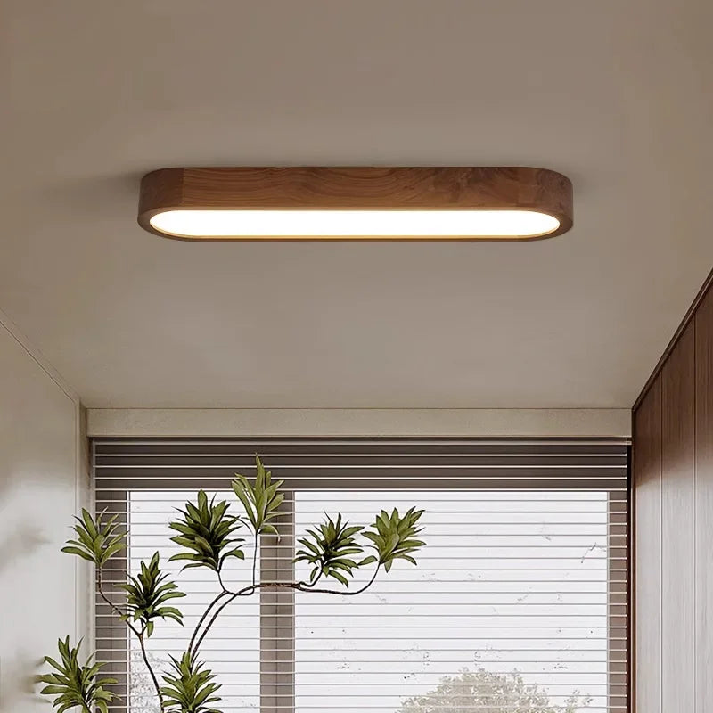 Wood Effect Ceiling Lamps