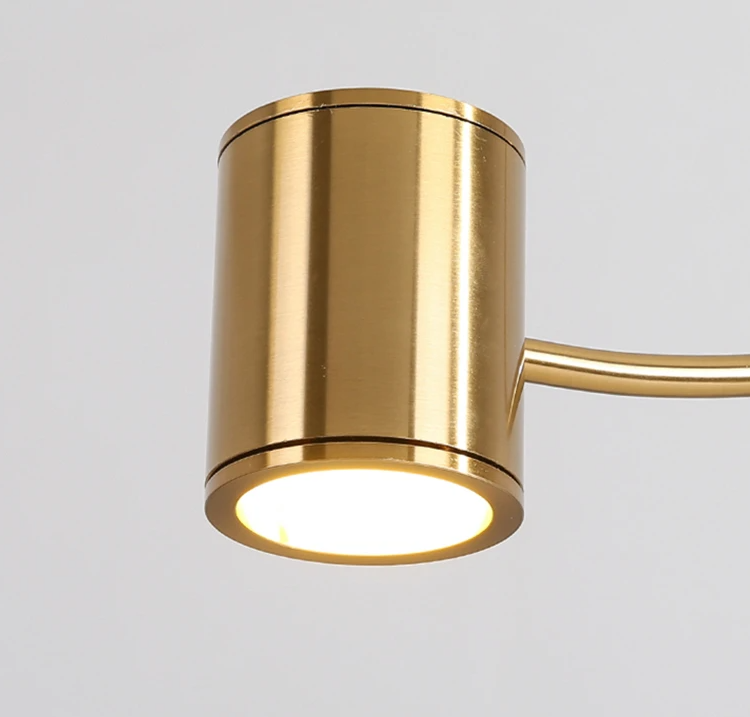 scandinavian designer lamp gold