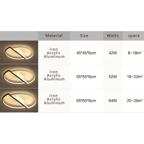 Abstract Ceiling Light