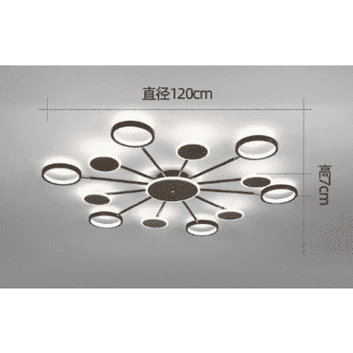 Lustres LED avec télécommande