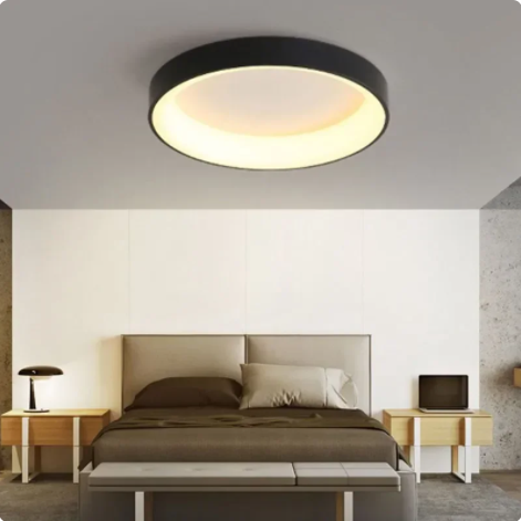 Modern LED Round Ceiling Lights black