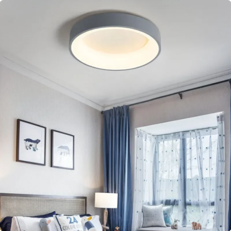 Modern LED Round Ceiling Lights grey