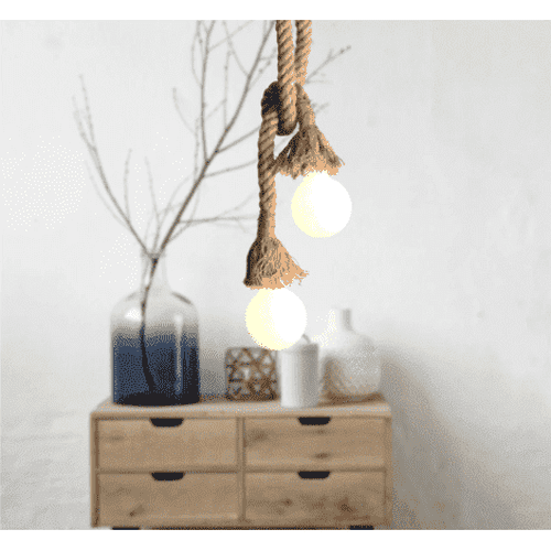 Lumières de corde de chanvre