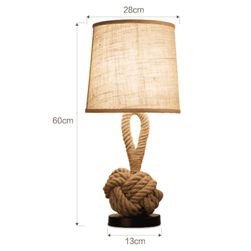 Hemp Rope Table Lamps