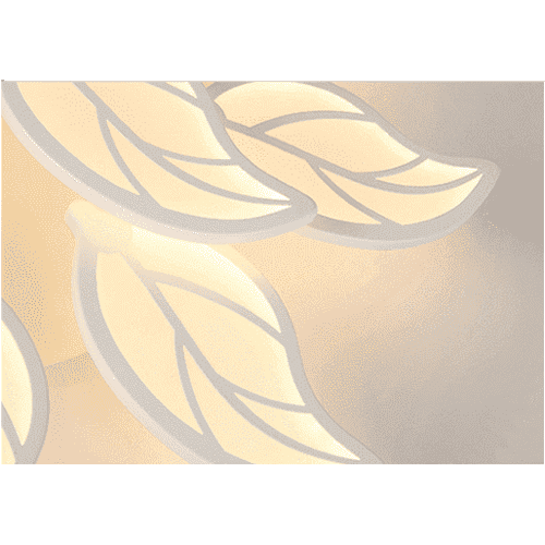 Plafonniers en forme de feuille