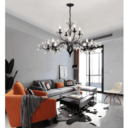 Lustres en cristal LED