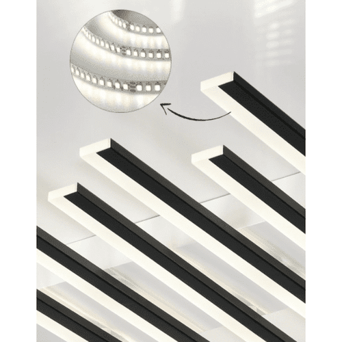 Lámpara LED moderna para salas de estar y dormitorios