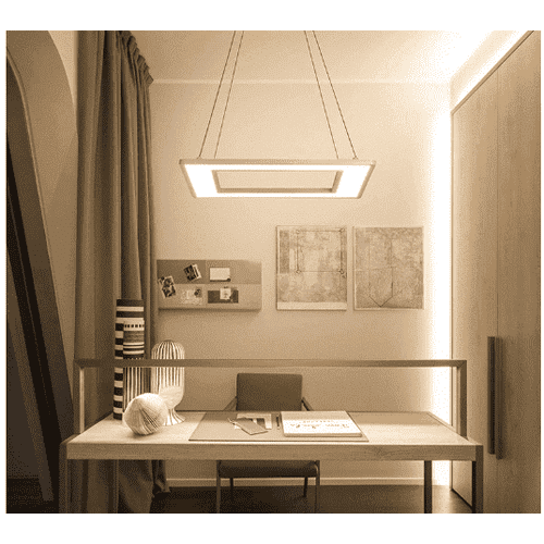 Square Pendant Ceiling Light Fixture