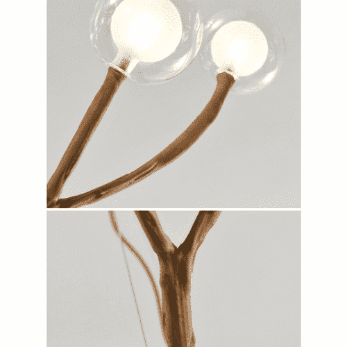 Lámparas de rama de árbol