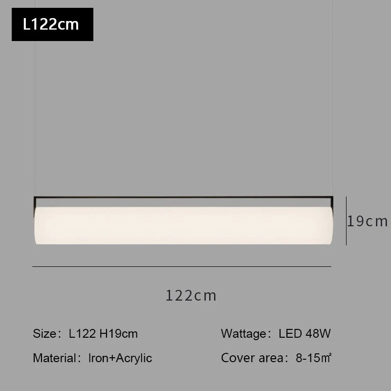 Minimalist Tube Ceiling Lights