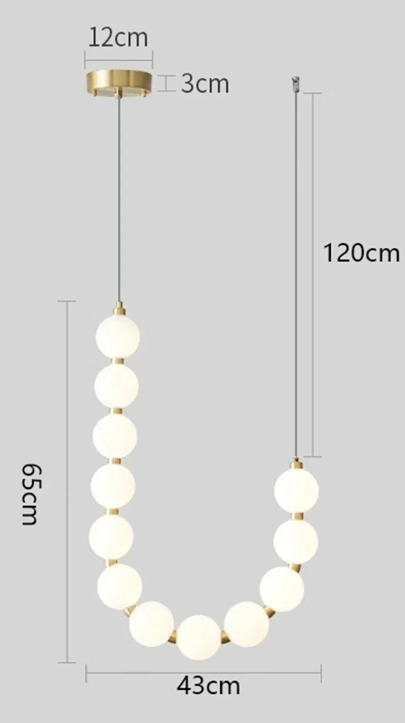 12 Ball Pendant Light Chandelier