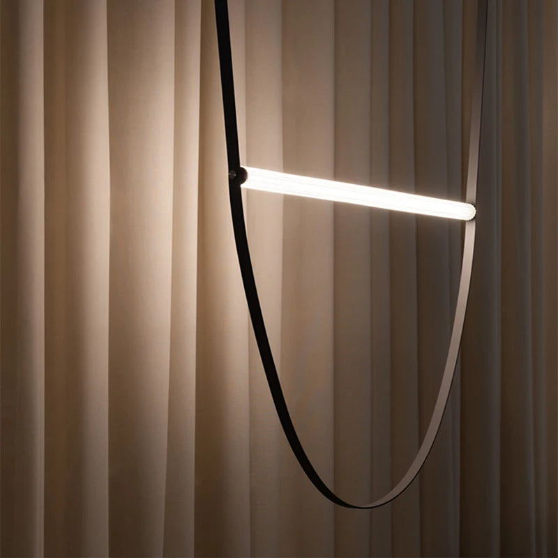 Leather Strap Ceiling Lights