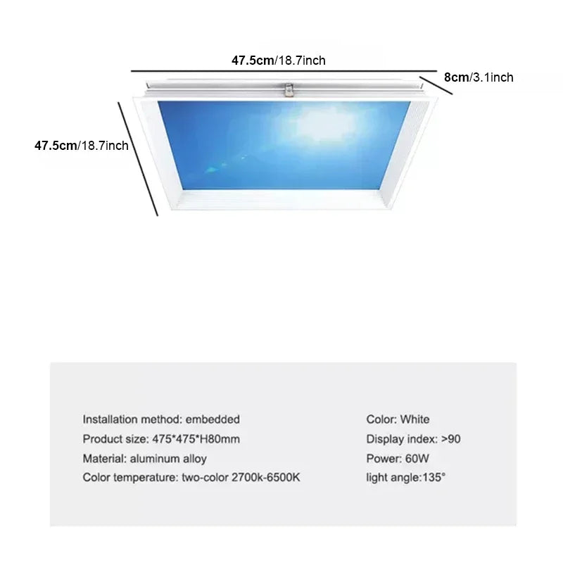 Blue Sky Light Effect Ceiling Light