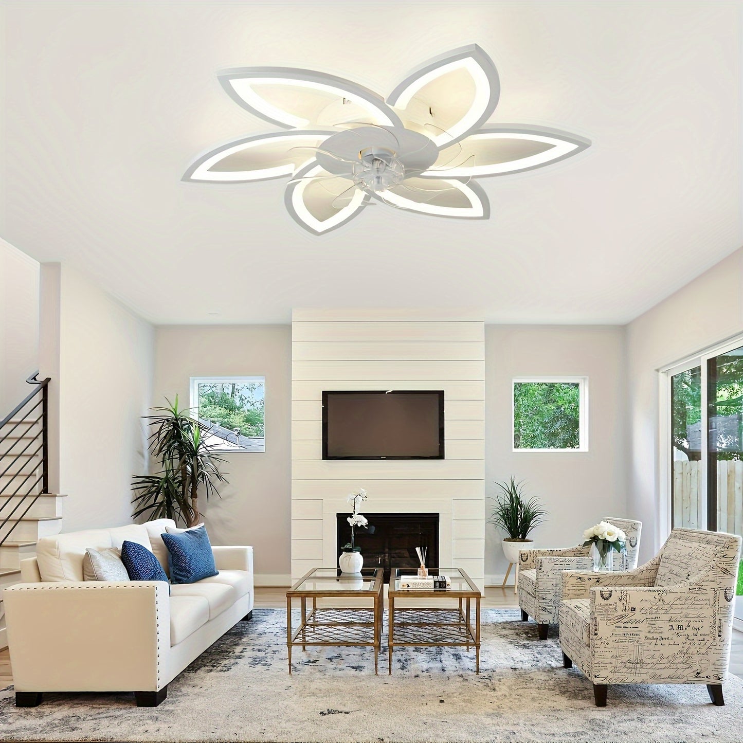 Modern Slim LED Ceiling Fan