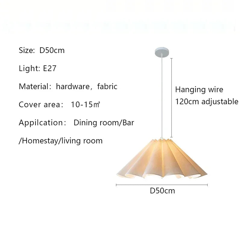 50 cm Cream Hanging Ceiling Lamps