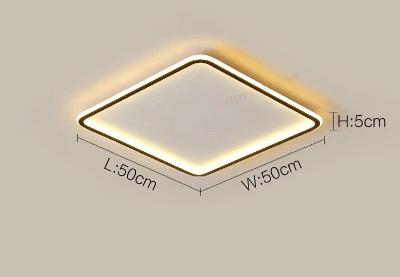 50 cm Square Ceiling Light