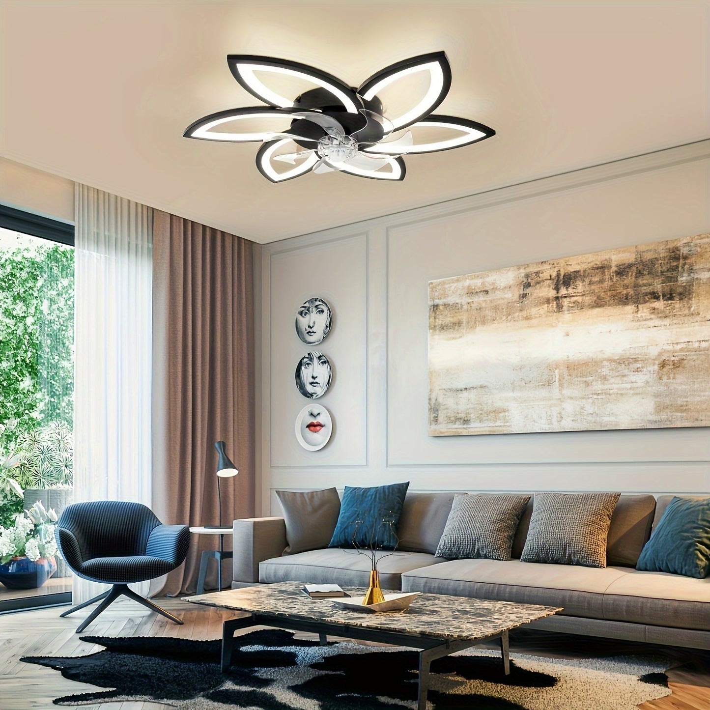 Modern Slim LED Ceiling Fan