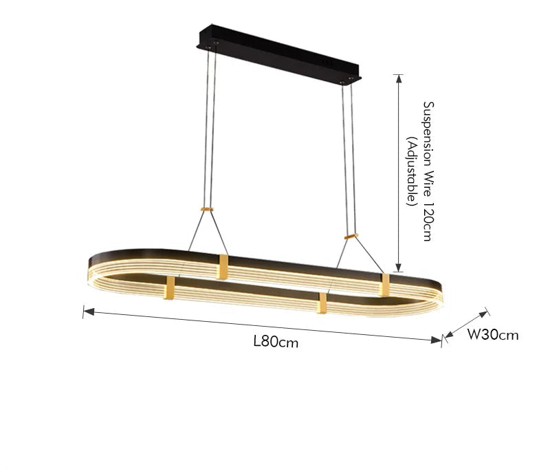 80 cm Long Kitchen Dining Room Table Lights