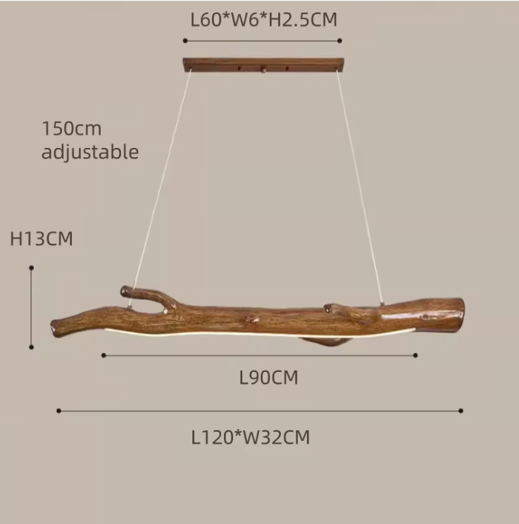 Minimalist Wooden Ceiling Light Fixture