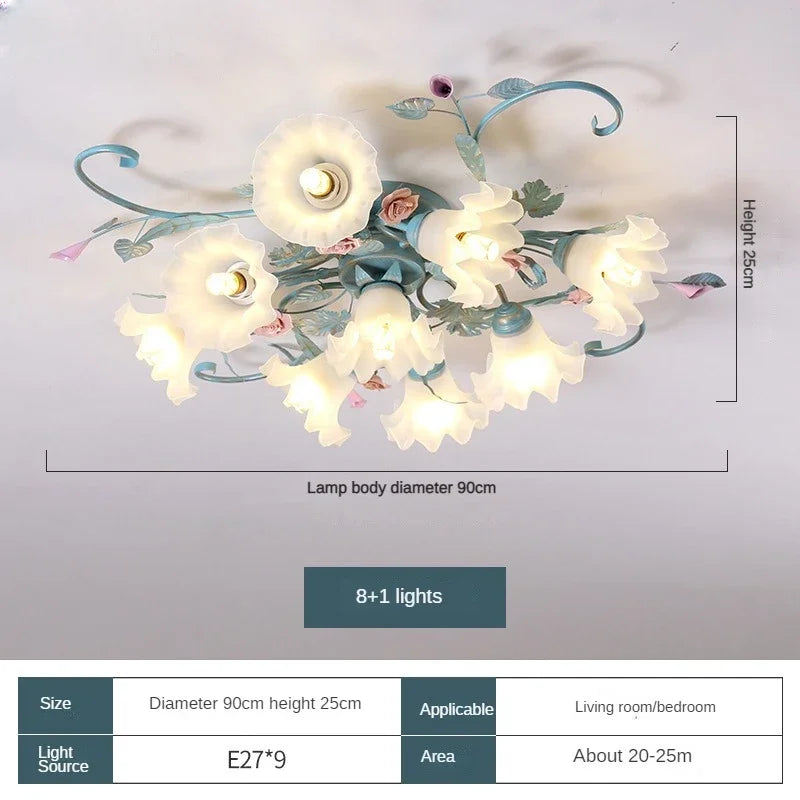 Rose Flower Ceiling Lights