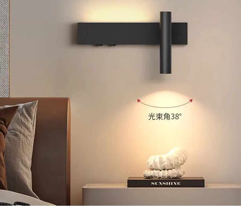 Bedroom Bedside Wall Lamp Adjustable