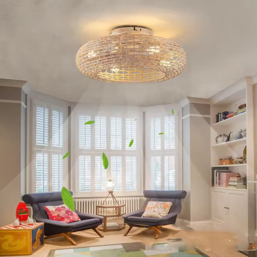 Bamboo Ceiling Fan Lamps